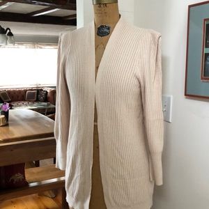 Express cardigan, M , cream. New with tag
